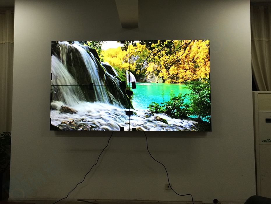 三星3.5mm55寸液晶拼接屏打造安徽宿州消防局现代智能会议展示系统平台