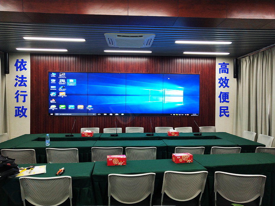 博慈46寸液晶拼接屏打造上海宝山区城管支队智能化指挥调度管理系统平台