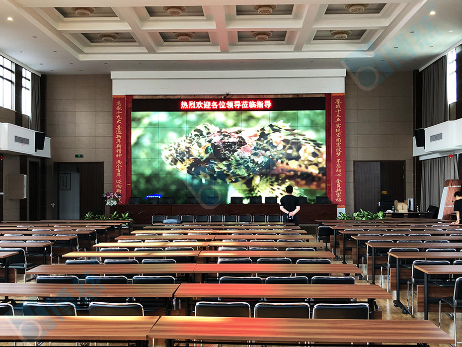 博慈55寸液晶拼接屏打造上海宏波集团多功能会议管理系统平台