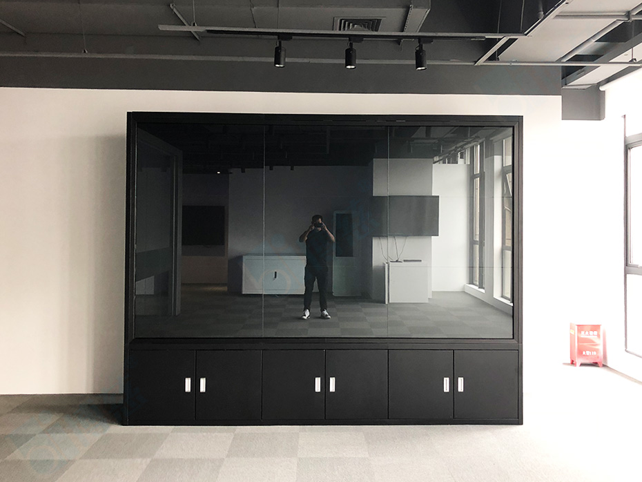 上海市北高新商务中心打造三星3.5mm46寸液晶拼接屏多功能展示系统平台