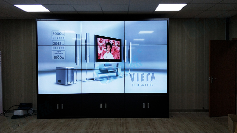 LG3.5mm49寸液晶拼接屏入驻中国建筑第八工程局