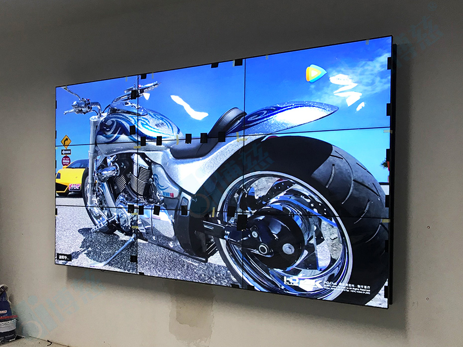 三星3.5mm46寸液晶拼接屏为上海闵行梅陇镇村民保驾护航