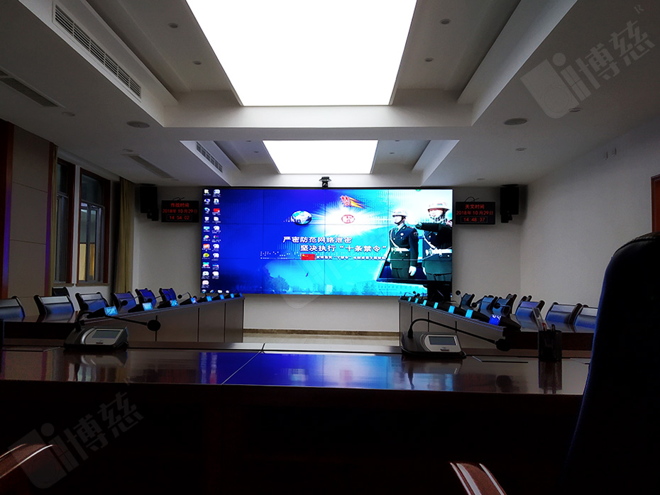 12台三星1.7mm55寸液晶拼接屏入驻国家海军(浙江舟山)军事基地