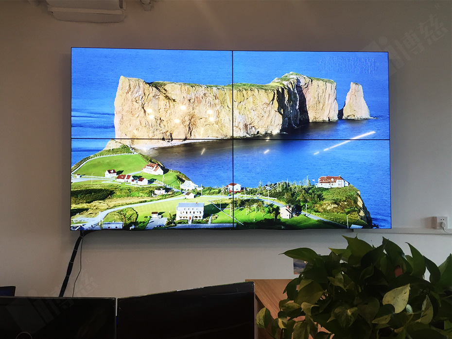 两套LG3.5mm49寸液晶拼接屏入驻上海网络科技股份有限公司