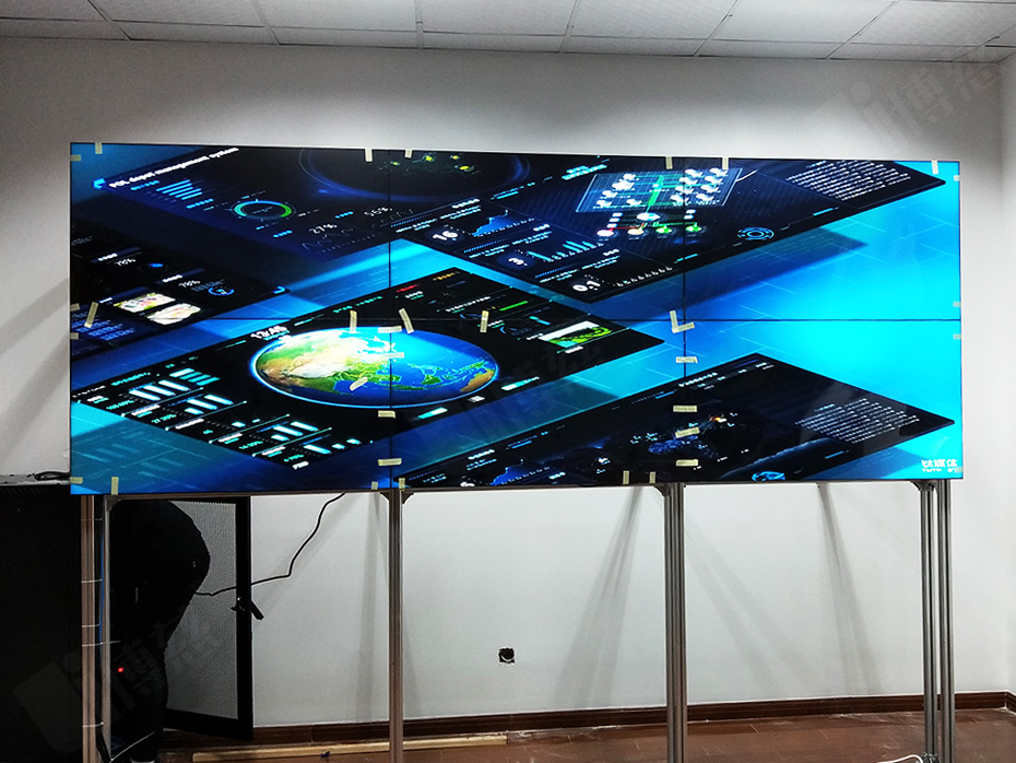 三星1.7mm46寸液晶拼接屏入驻上海普陀区街道办事处