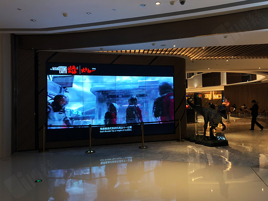 三星55寸液晶拼接屏携手上海万象城影院营造视觉盛宴