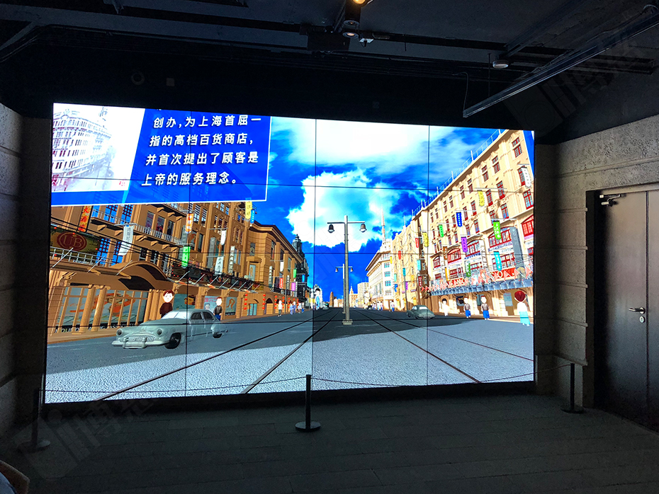 博慈两套展示系统伫立上海历史博物馆展示区域