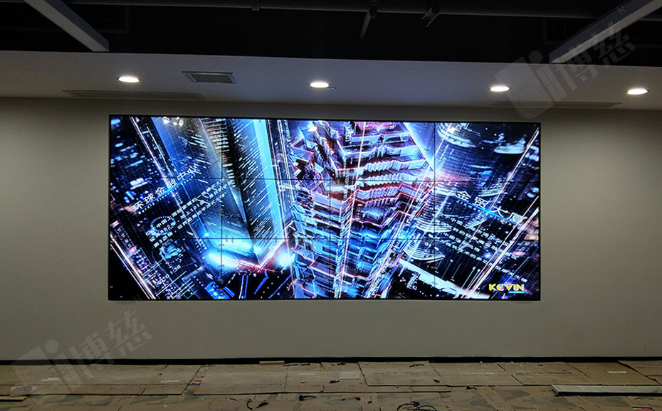 三星46寸液晶拼接屏伫立上海青浦物流展示中心