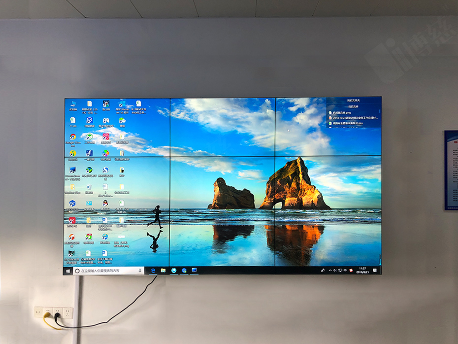 LG3.5mm49寸液晶拼接屏入驻江苏苏州相城司法所