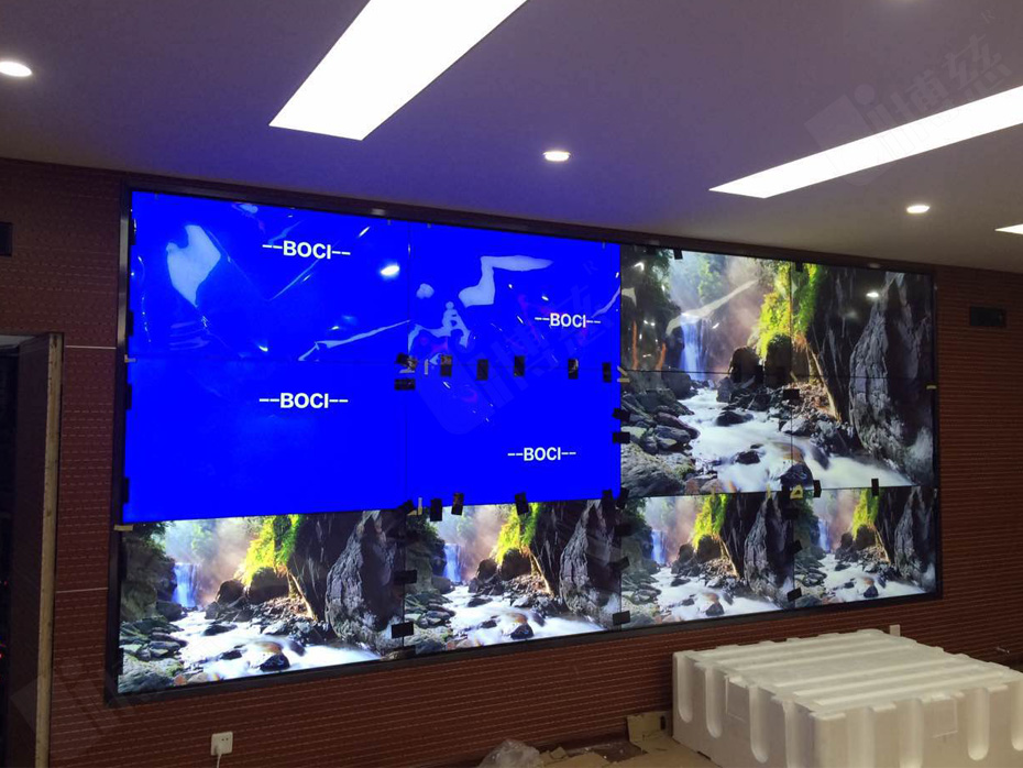 上海拼接屏博慈3.5mm55寸液晶拼接屏进驻中国科学院