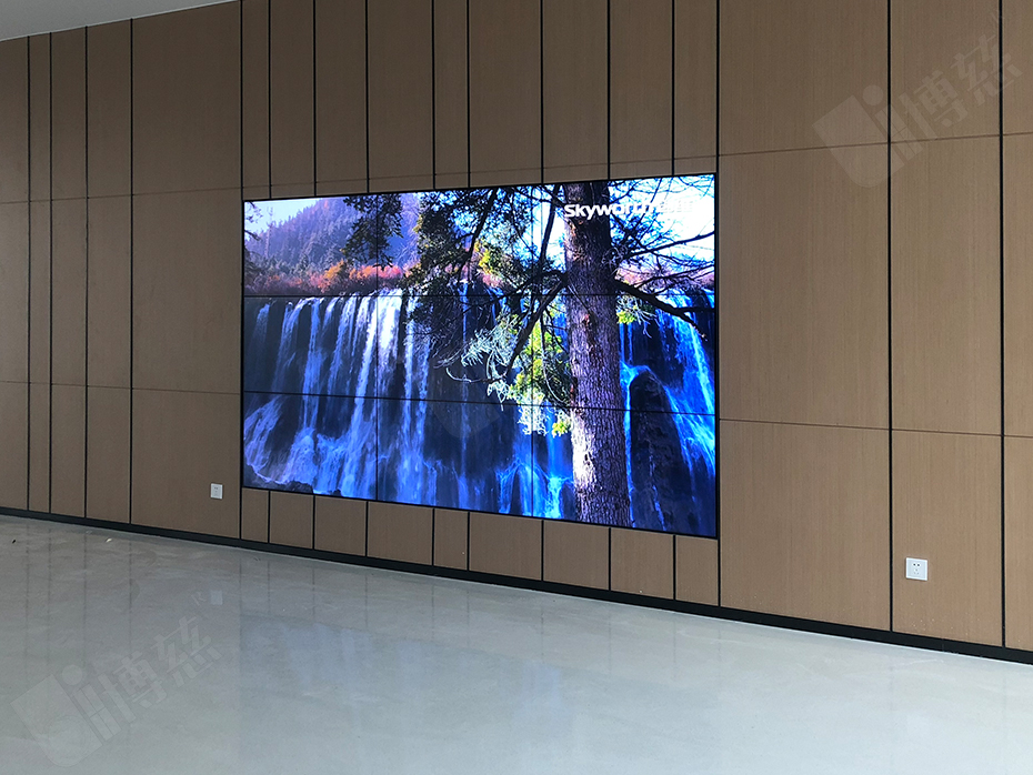 三星1.7mm46寸液晶拼接屏入驻光明墅售楼处上海液晶拼接屏上海拼接屏